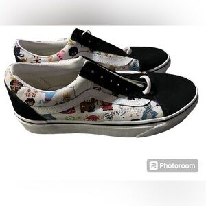 Vans Customs X Disney 100 multi character old skool shoes